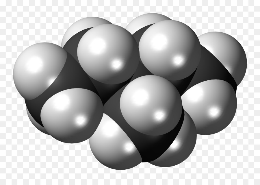 Chemie 3-Methylpentan 2-Methylpentan-Molekül Chemische Bindung - Chemie cartoon