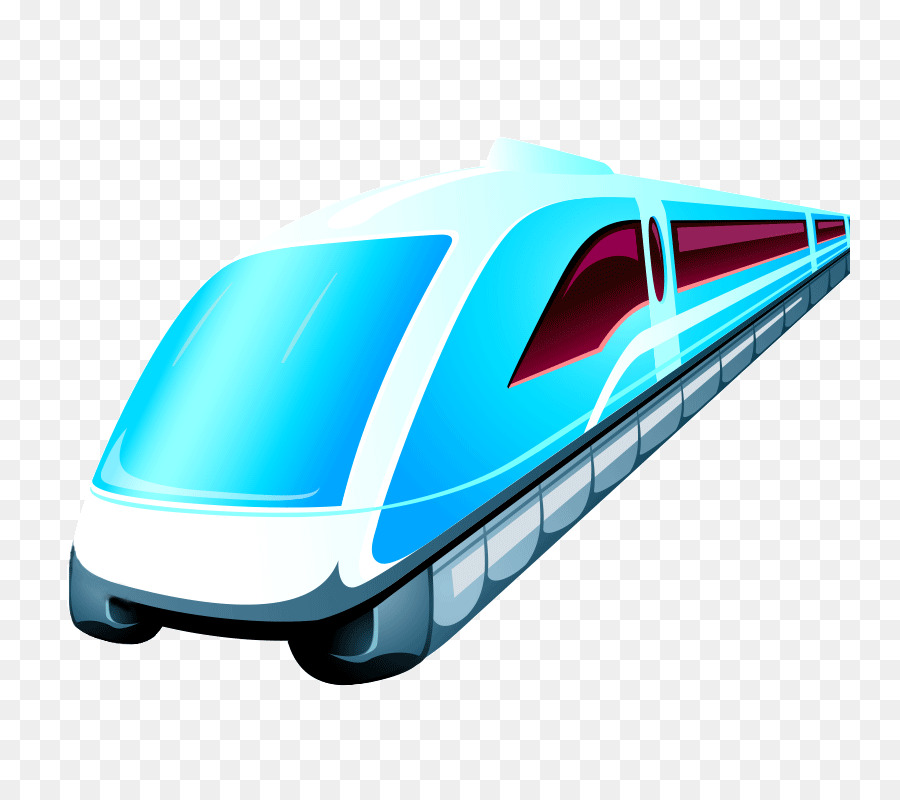 Treno del trasporto Ferroviario Ferroviaria a levitazione magnetica - treno