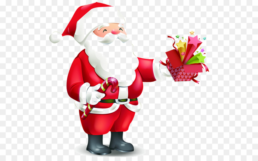Santa Claus Christmas ornament, Weihnachten, Geschenk, Candy cane - Weihnachtsmann