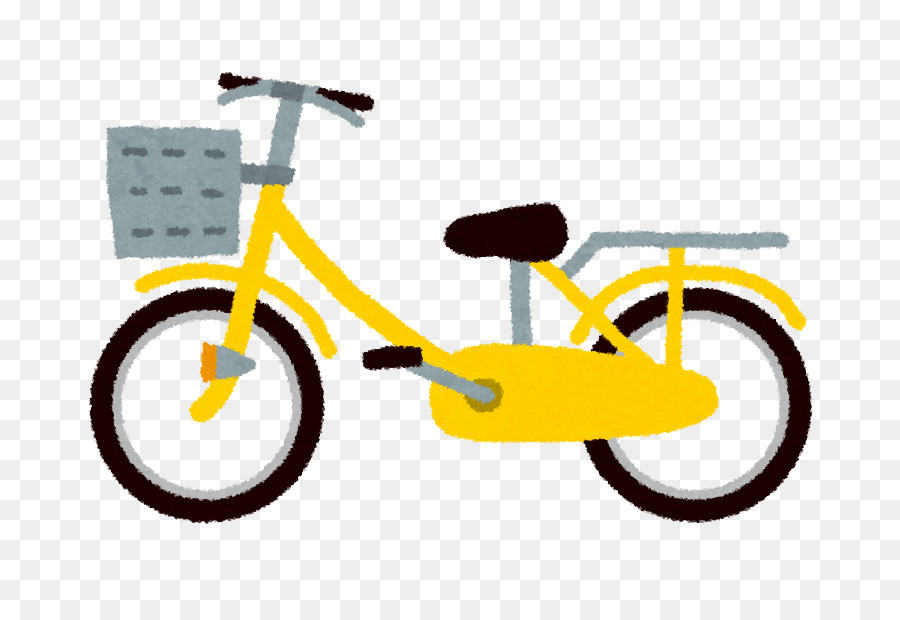 Città in bicicletta Illustrazione biciclette Elettriche a pedalata assistita - Bicicletta