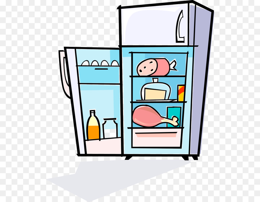 Kitchen Cartoon png download - 584*700 - Free Transparent Refrigerator png  Download. - CleanPNG / KissPNG