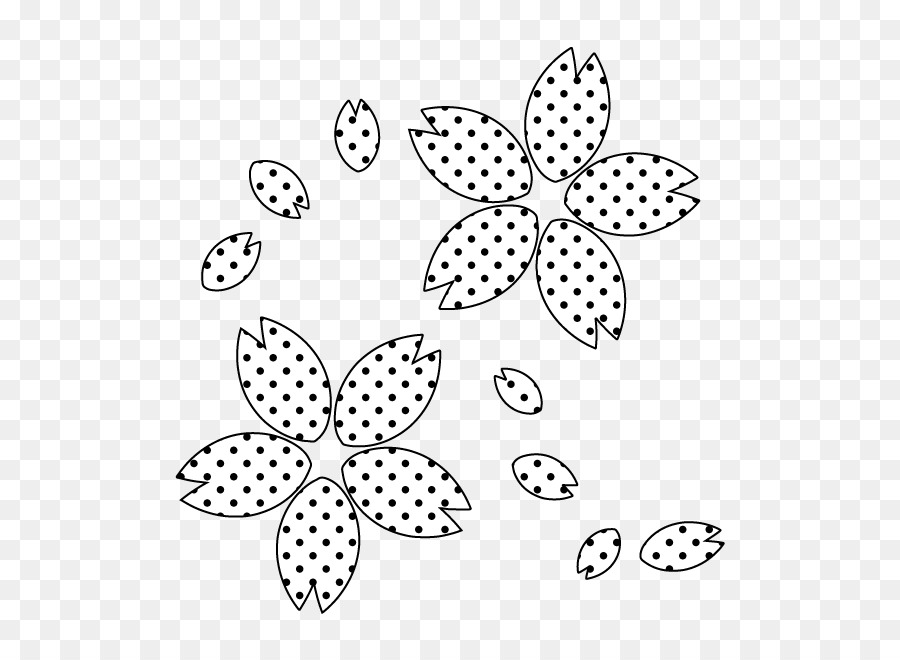 Kirschblüte Abbildung, Clip-art Weiß-Muster - Frühling Abbildung