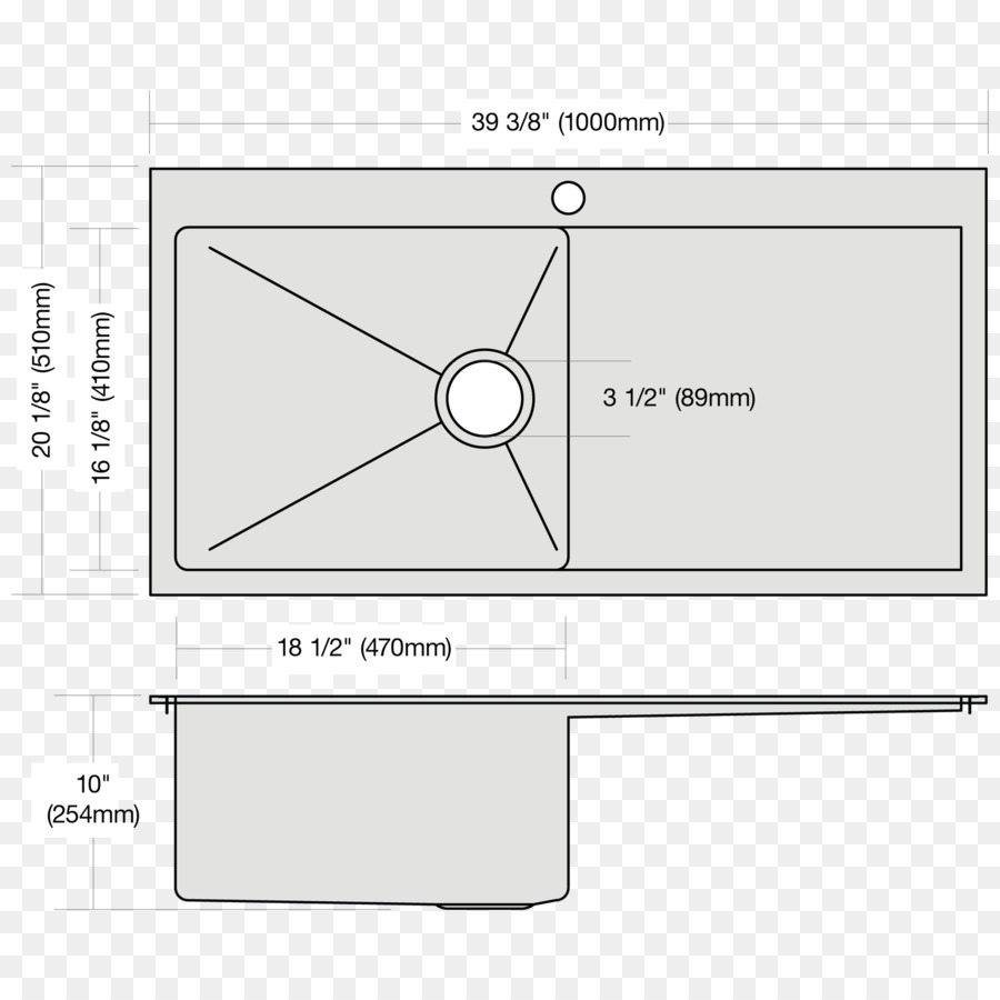 Papier Produkt design Linie Diagramm Winkel - Spüle planen