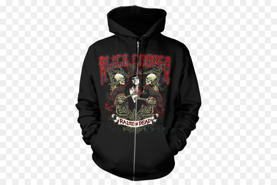 Hoodie T shirt Pullover Zipper - Alice Cooper