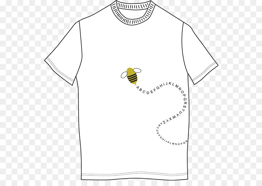 T-shirt Kragen Smiley Sleeve - T Shirt