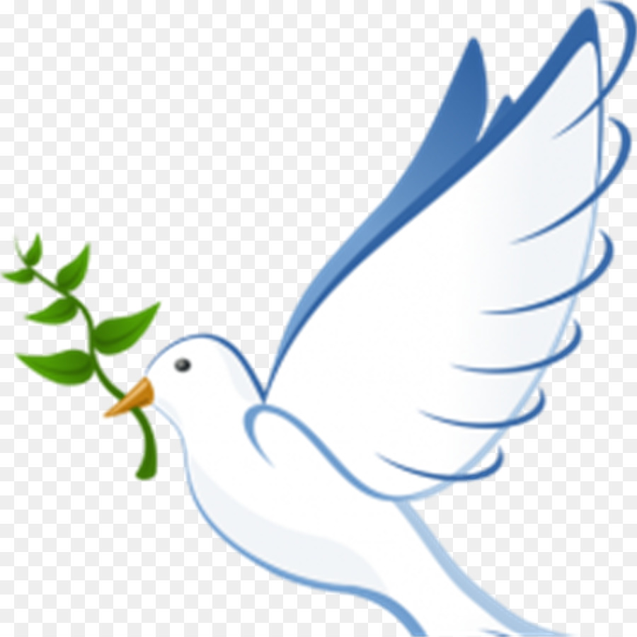 Tauben-Clip-art E-Mail-Tauben als Symbole des Friedens - Taube clipart