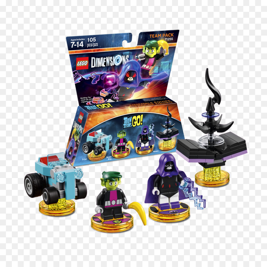 Lego Dimensioni Teen Titans Go! Team Pack Beast Boy Raven - Ragazzo bestia