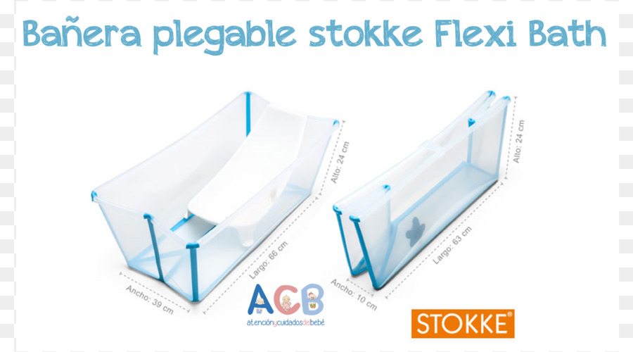 Flexibath Foldable Baby Badewanne Stokke Flexi Bath plastic Stokke/Gruppe Gobelec BañeraStokke flexibath ohne halter -Transparent Product design - Bad
