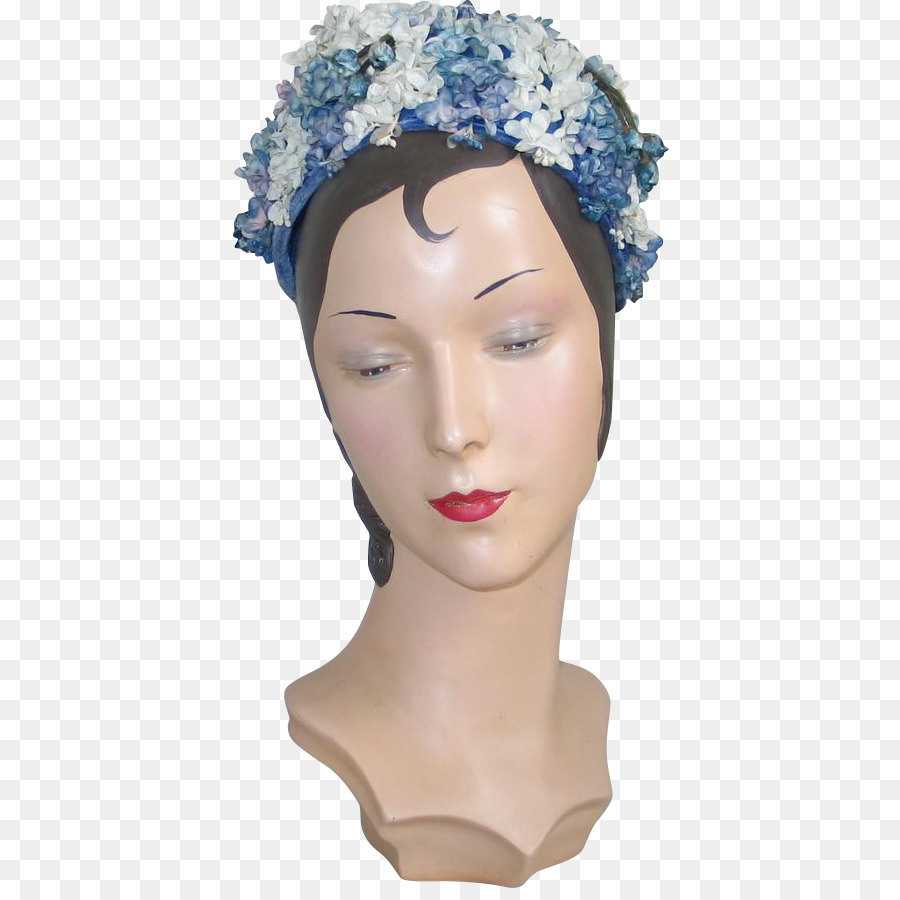copricapo - 1960 fiore cappello