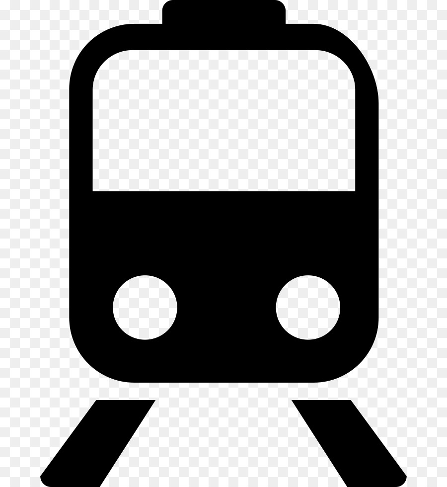 Clip art in design del Prodotto Nero Linea - treno vettoriale
