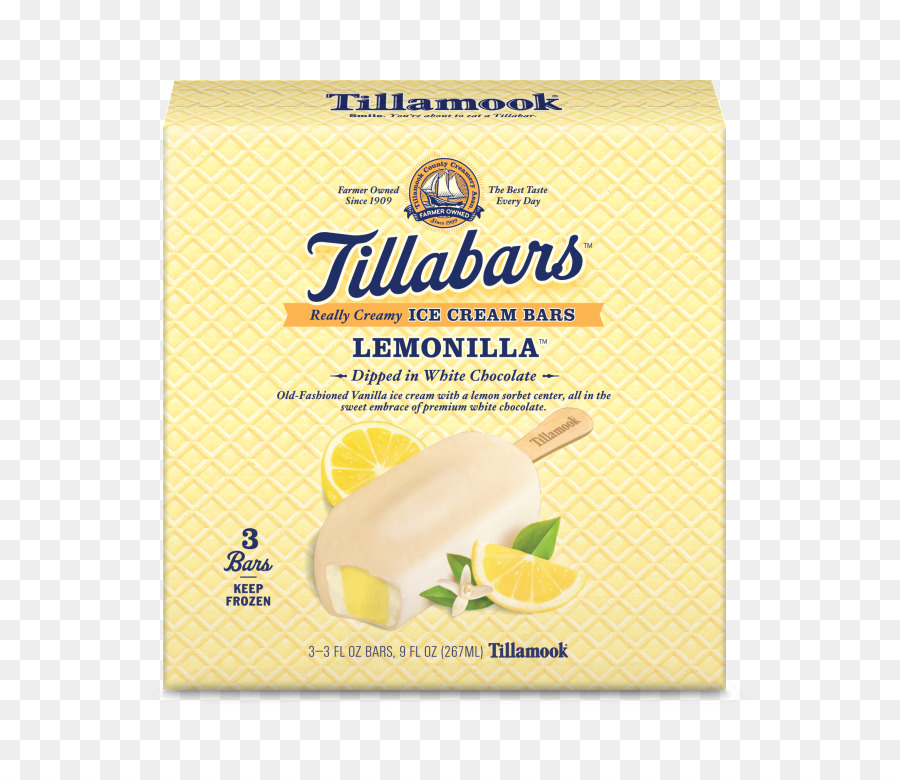Tillamook Eis bar Lemon Ice cream bar - frische Lebensmittel distribution