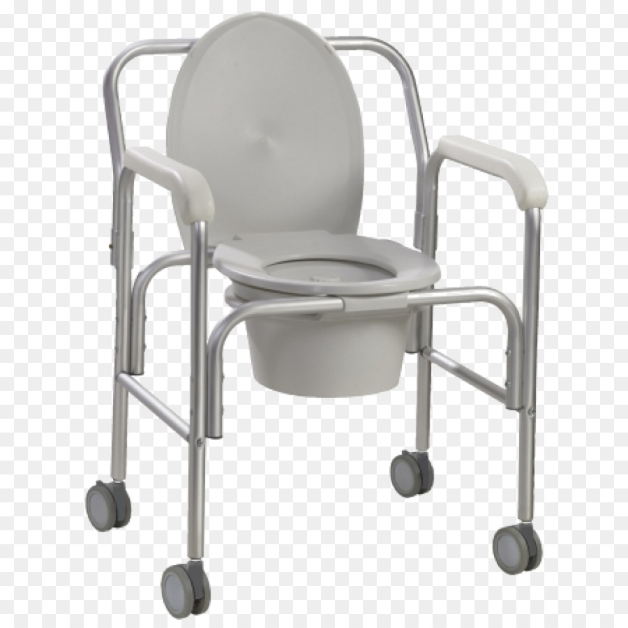 Nachttische Stahl-Klapp-Bett Kommode Haltegriffen Verstellbare WC-Sitz Handicap Helfen, Stuhl Portable Gepolstert Wheeled Drop-Arm-Nachttisch-Kommode - Erdbebensicherheit Bett