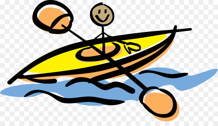 Clip nghệ thuật Kayak Western Xuồng đồ họa Véc tơ - xuồng hoạt hình, con trai,
