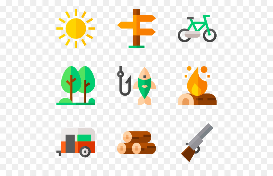 Clip-art Camping-Computer-Icons Zelt Scalable Vector Graphics - vintage camping im Wald