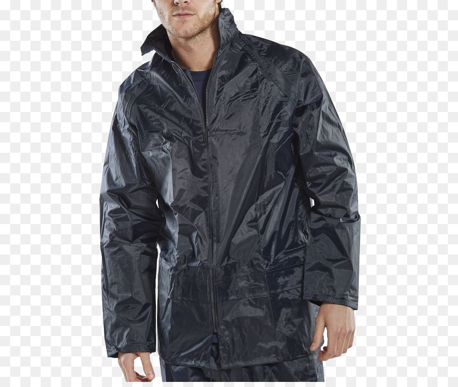 Giacca blu Navy Abbigliamento Cappotto - giacca antipioggia contorno