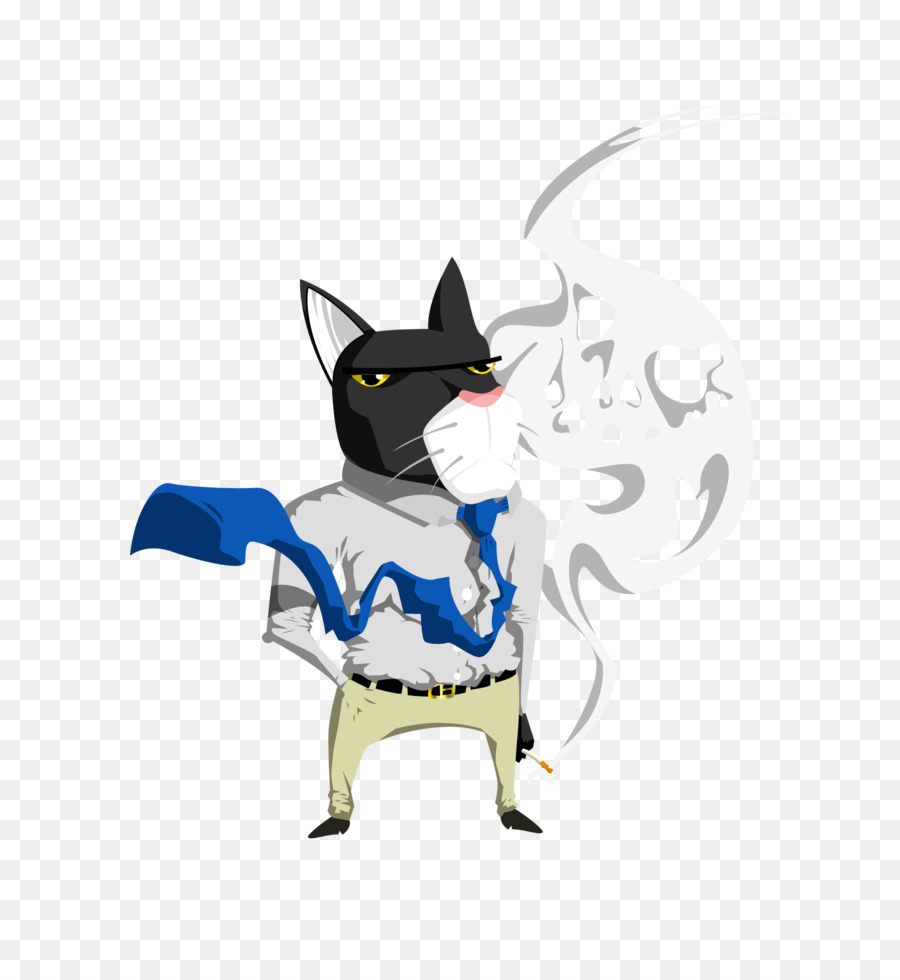 Gatto Clip art, Illustrazione Coda di Carattere - arrabbiato nero ragazzo