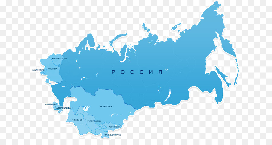 La Russia Sovietica Unione comunità degli Stati Indipendenti Mappa grafica Vettoriale - geografia morfologia powerpoint