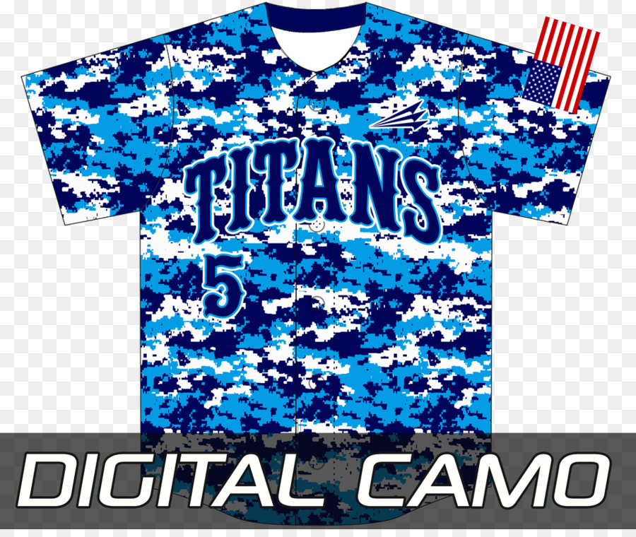 Jersey T-shirt Ärmel Baseball uniform Camouflage - custom made Baseballschläger mit Nägeln