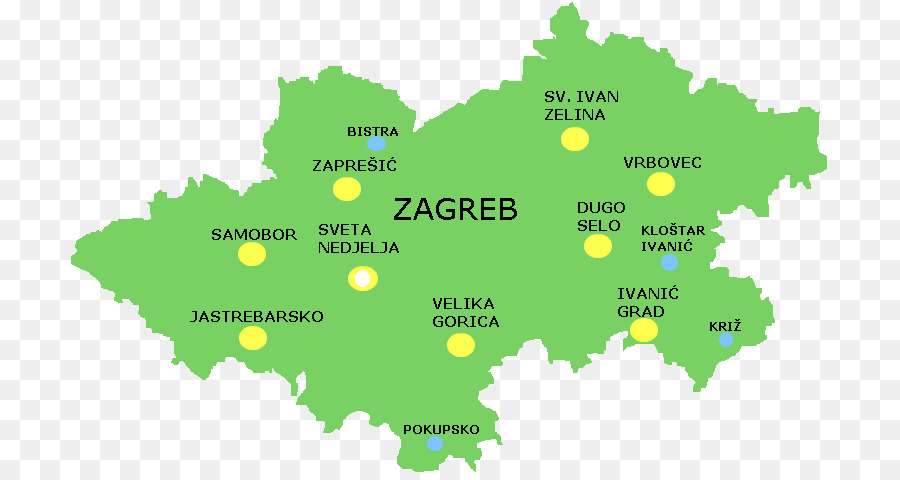 Sveti Ivan Зелина Counties of Croatia, Transparente, Croatia County Library - Karte von Kroatien