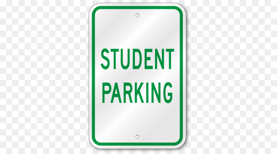 Produkt-design-Marke-Logo Verkehrszeichen - ängstliche Studentin Parkplatz
