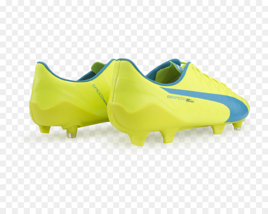 Sport Schuhe Stollen Produkt design - gelb blau Fußball ball Größe 3