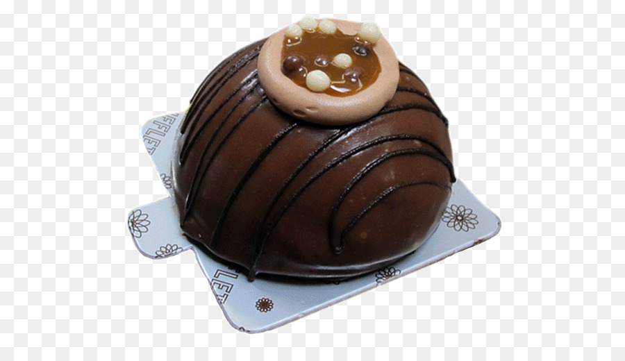 Schokoladen-pudding-Kuchen mit Schokolade-Praline - Schokoladenkuchen