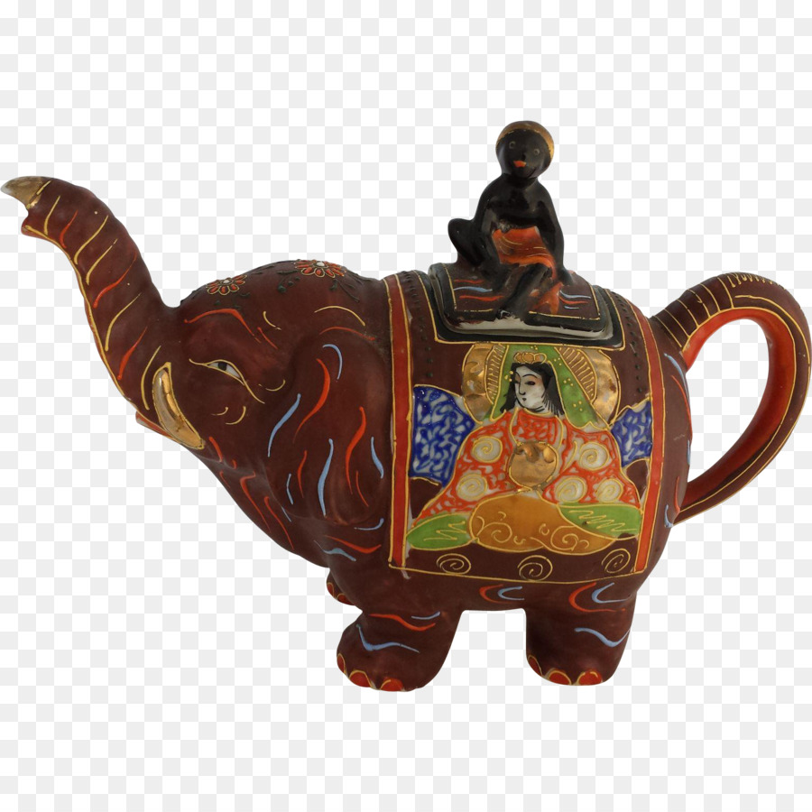 Teekanne Keramik Teetasse Elefant - Elefant Teekanne