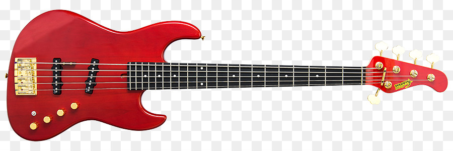 Elektrische Gitarre E Bass MB 1 Rot Glitter - Bass Lake