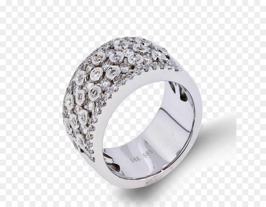Nhẫn cưới Bạc Platinum thiết kế sản Phẩm - mở chiếc nhẫn kim cương cho phụ nữ
