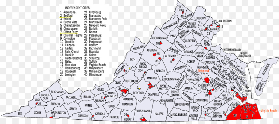 Bản đồ thành phố và tiểu bang West Virginia - địa lý virginia địa hình