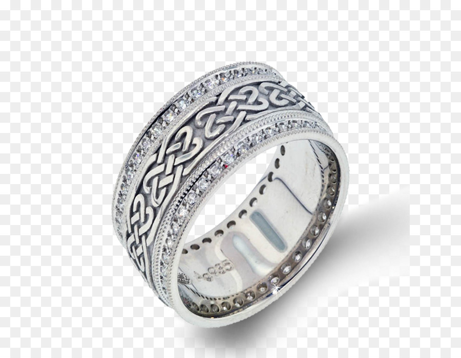 Ehering Silber Platin Produkt design - ebnen Diamant Ringe Frauen