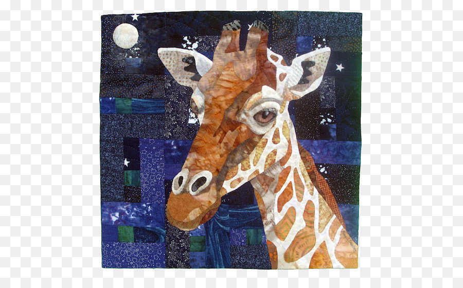 Giraffe Quilten Quilt art Mini-Quilts - giraffe Nähen Muster
