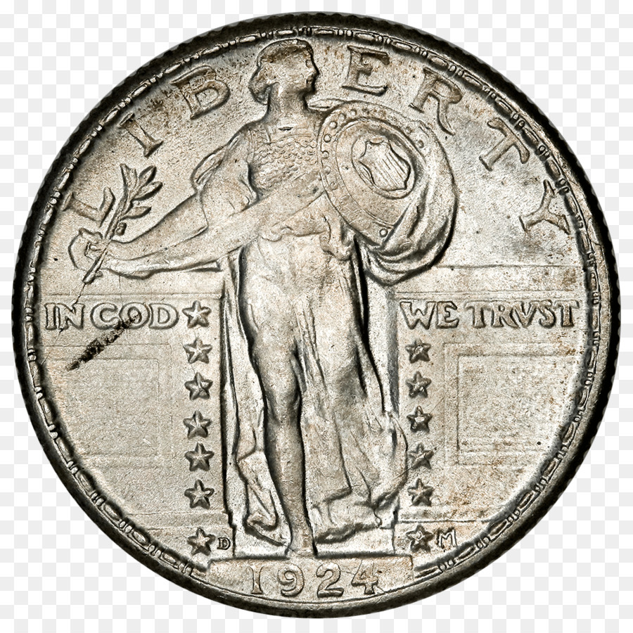 Dime United States Mint Standing Liberty quarter Washington Quartal - amerikanische Liberty Silbermedaille