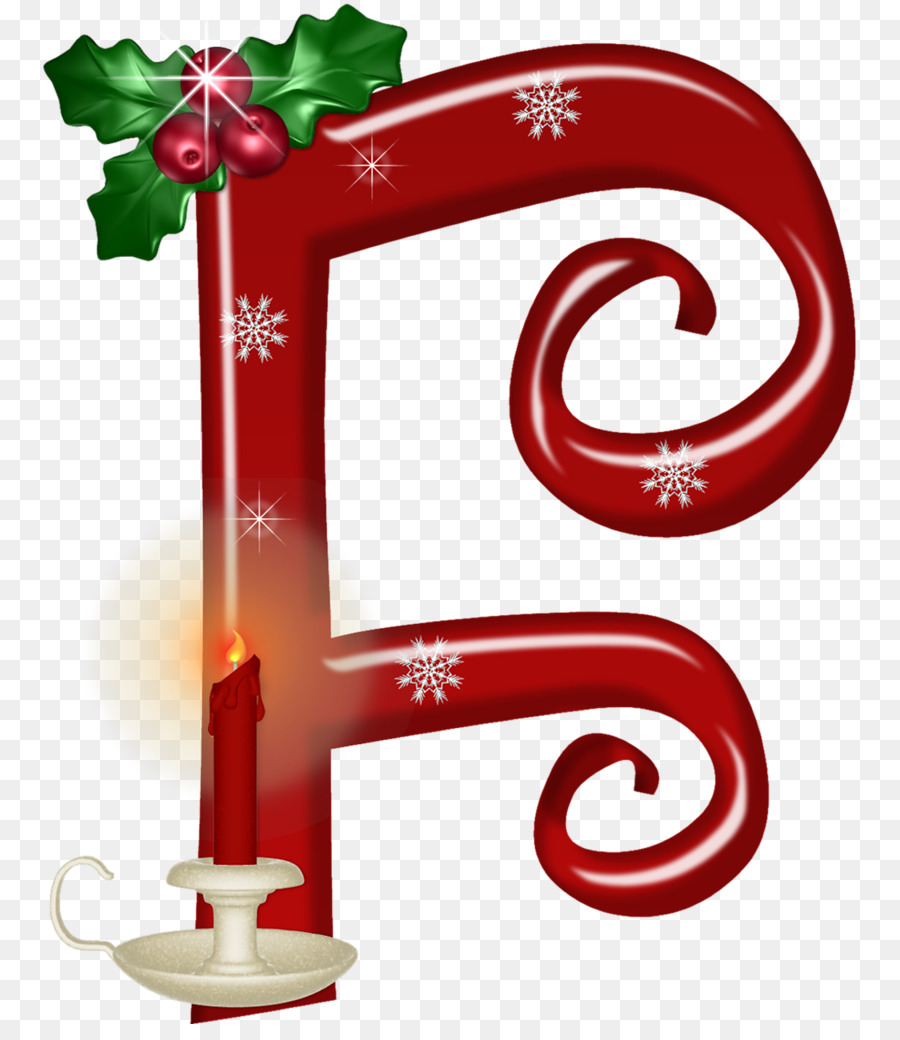 ClipArt di alfabeto di lettera di Babbo Natale - canna di caramella lettera y