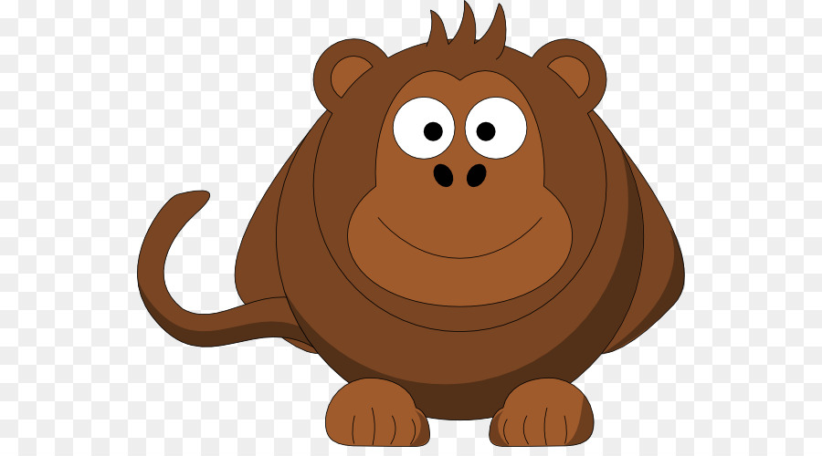 Clip nghệ thuật Vẽ hình Ảnh Khỉ đồ họa Véc tơ - cười cái con khỉ