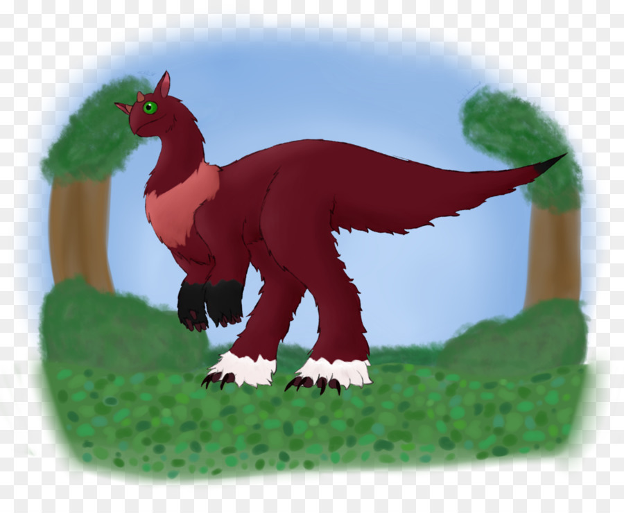 Tyrannosaurus Velociraptor Fauna-Fiction-Charakter - Feld Klee