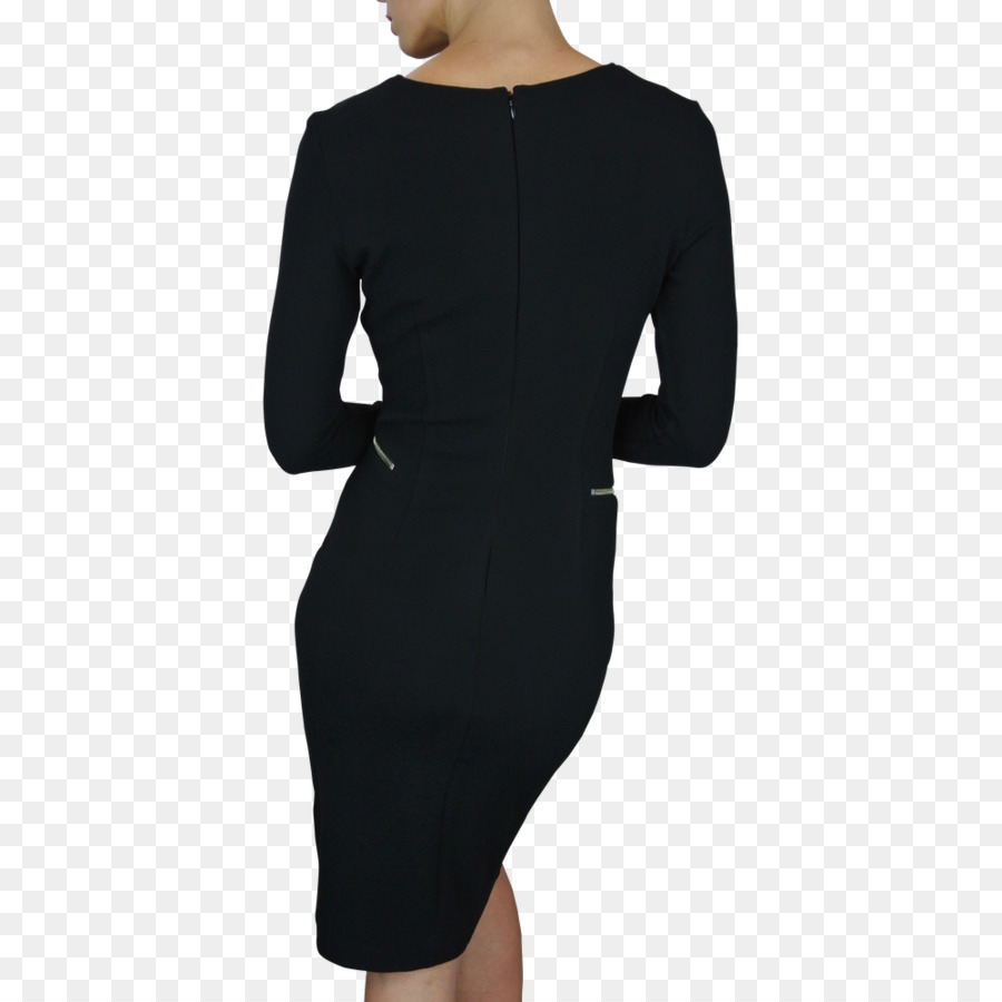 Little black dress Litex Kleid der Frauen mit křidélkovým ärmel. 90304901 schwarz M Schulter Ärmel - Reißverschluss Kleid