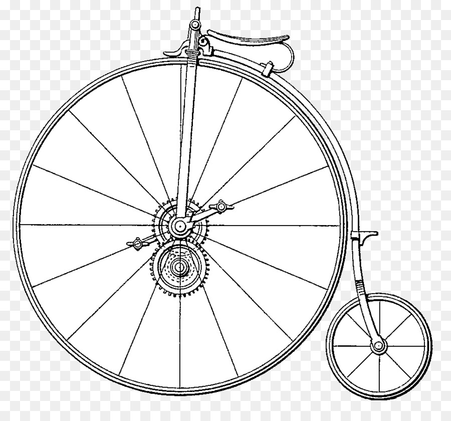 Xe đạp Véc tơ đồ họa Bánh xe Cổ Thẻ Bài - cánh hoa luồng