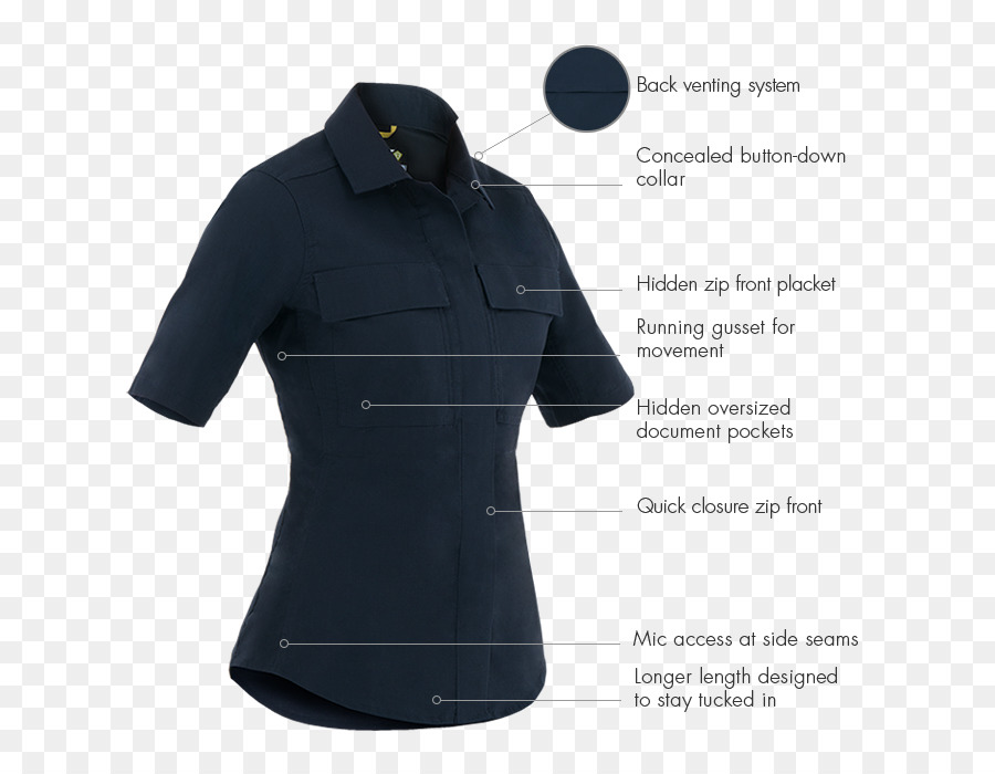 Langarm-T-shirt Product design Schulter - Reißverschluss Chemische Reinigung