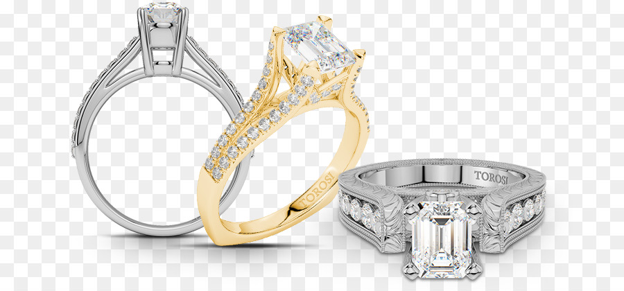 Nhẫn cưới Bạc thiết kế sản Phẩm - emerald nhẫn