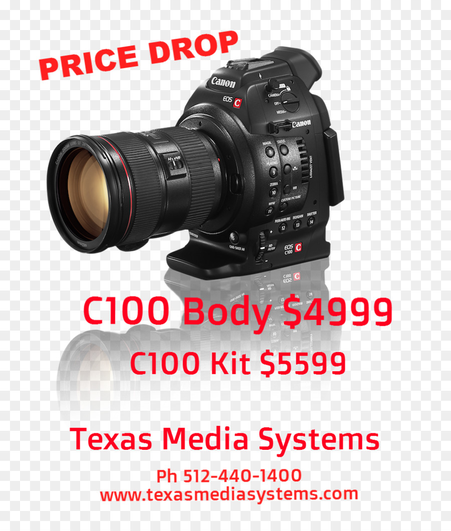 Digitale SLR-Kamera mit Objektiv Canon IHNEN C100 Video-Kameras - Kamera Objektiv