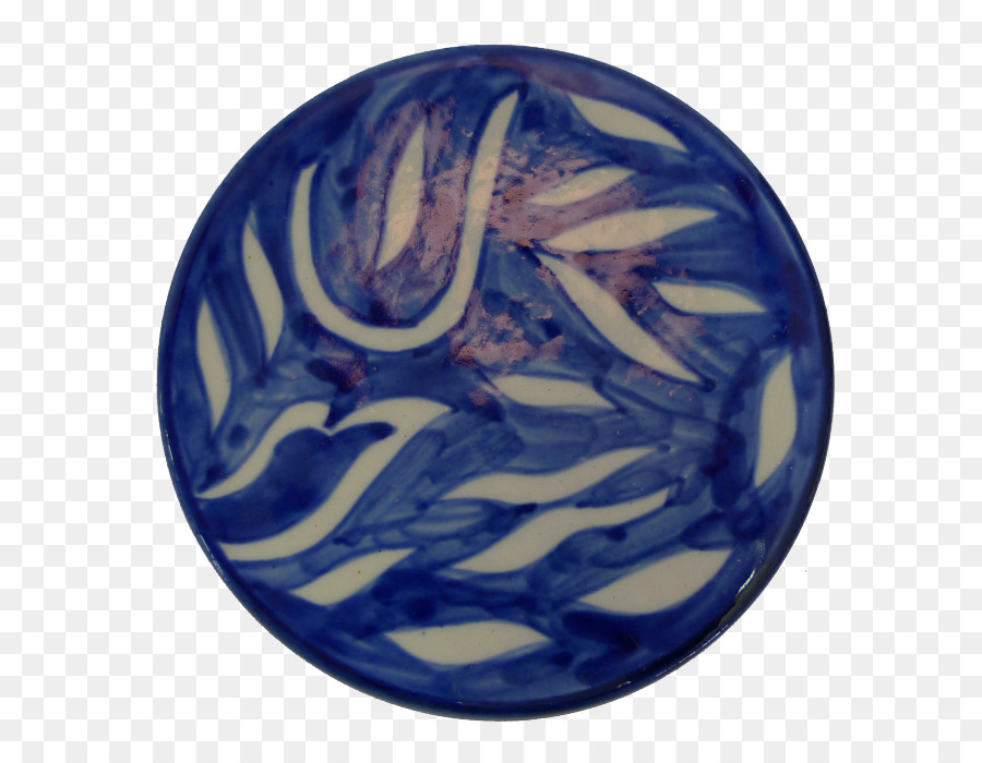 Blu cobalto Pesce Tela Arte stampa - sottobicchieri in ceramica