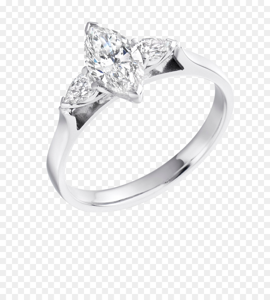 Hochzeit ring Silber Produkt design Schmuck - marquise Diamant Ringe