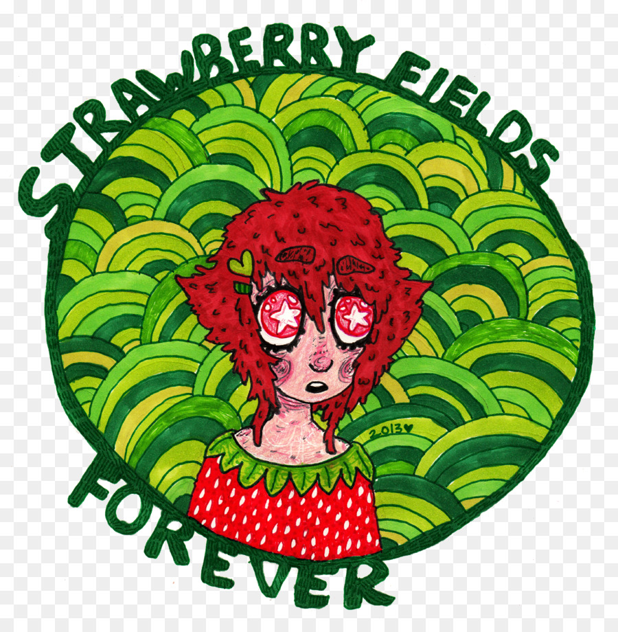 Clip art Illustration Blühende pflanze Frucht - Erdbeerfelder