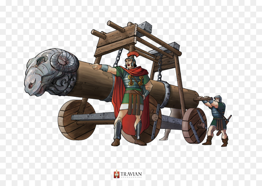 Ariete d'Assedio motore di Fortificazione Trabucco - Ariete