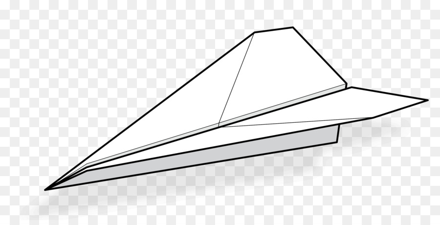 Dreieck Produkt design - Papier Flugzeuge, die Fliegen weit