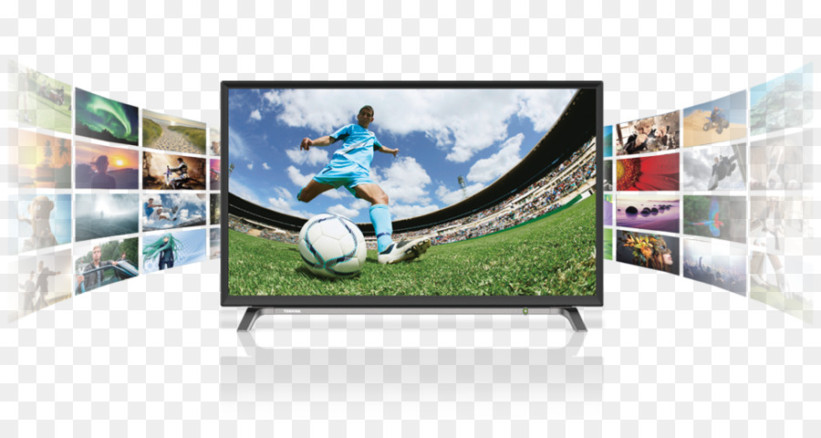 LED-backlit LCD Ultra-televisione ad alta definizione 1080p Televisore - forma di fiore