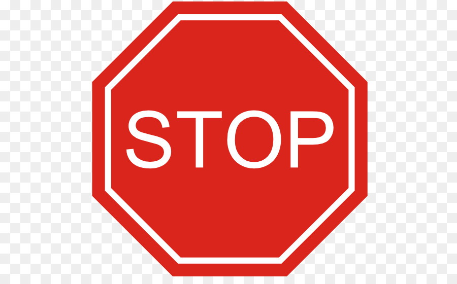 Der Große Rote Stop-Schild verkehrsschild Clip art Signage - druckbare stop Schild
