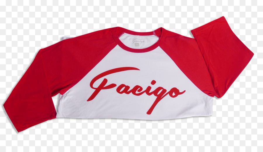 T-shirt Manica Logo di Baseball abbigliamento sportivo - rosso bianco camicie uomo