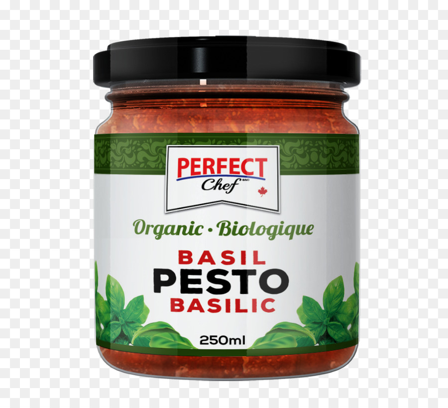 Chutney di alimenti Biologici, Pepe gelatina Pesto di Marmellata - basilico essiccato